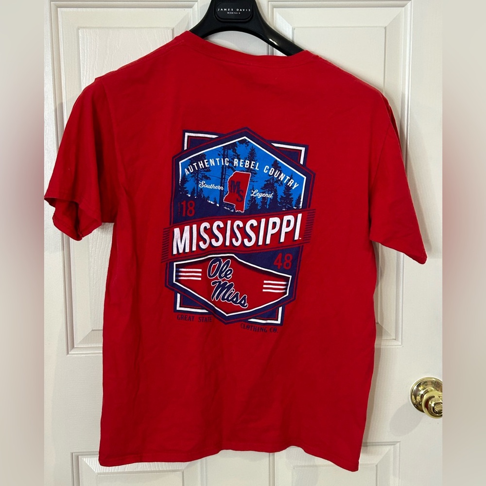 Great State Clothing Co. Men’s Large Ole Miss Rebels T-Shirt